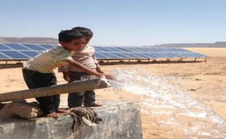 Sistema de bombeo de agua fotovoltaico de 30 kW en Yemen